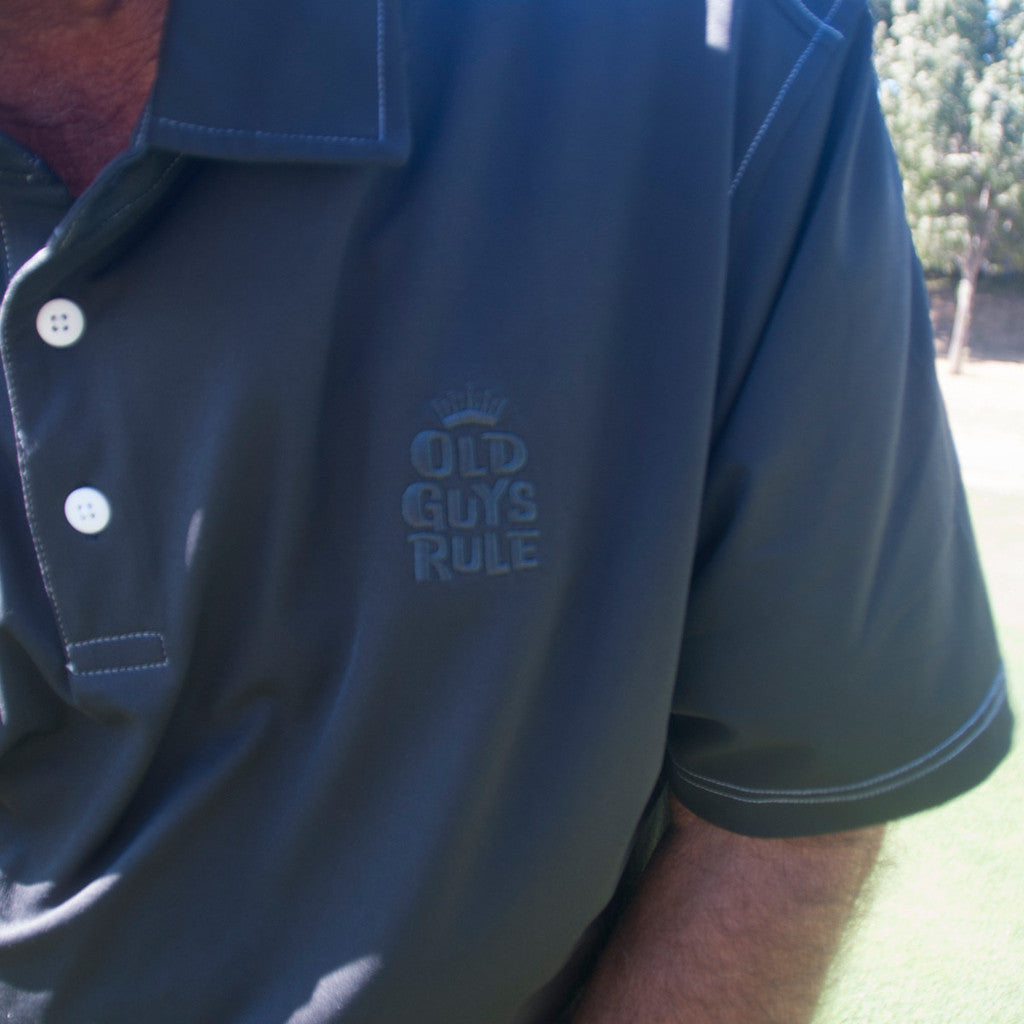 OGR STACKED GOLF ASH POLO