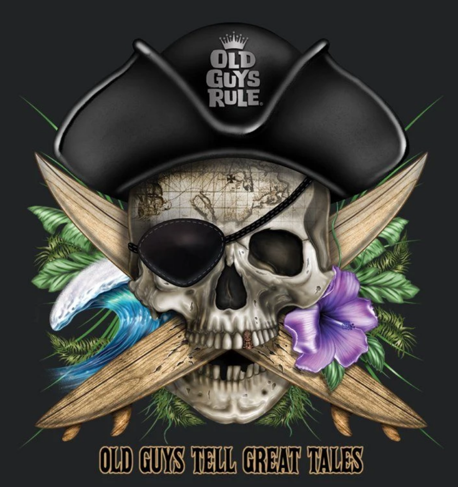 Pirate Skull - Old Guys Rule