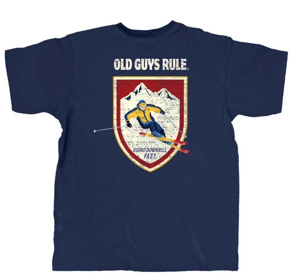 Downhill Skier Old Guys Rule
