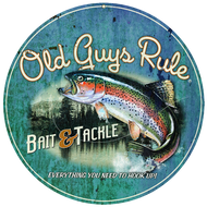 BAIT AND TACKLE  - Vintage Metal Sign