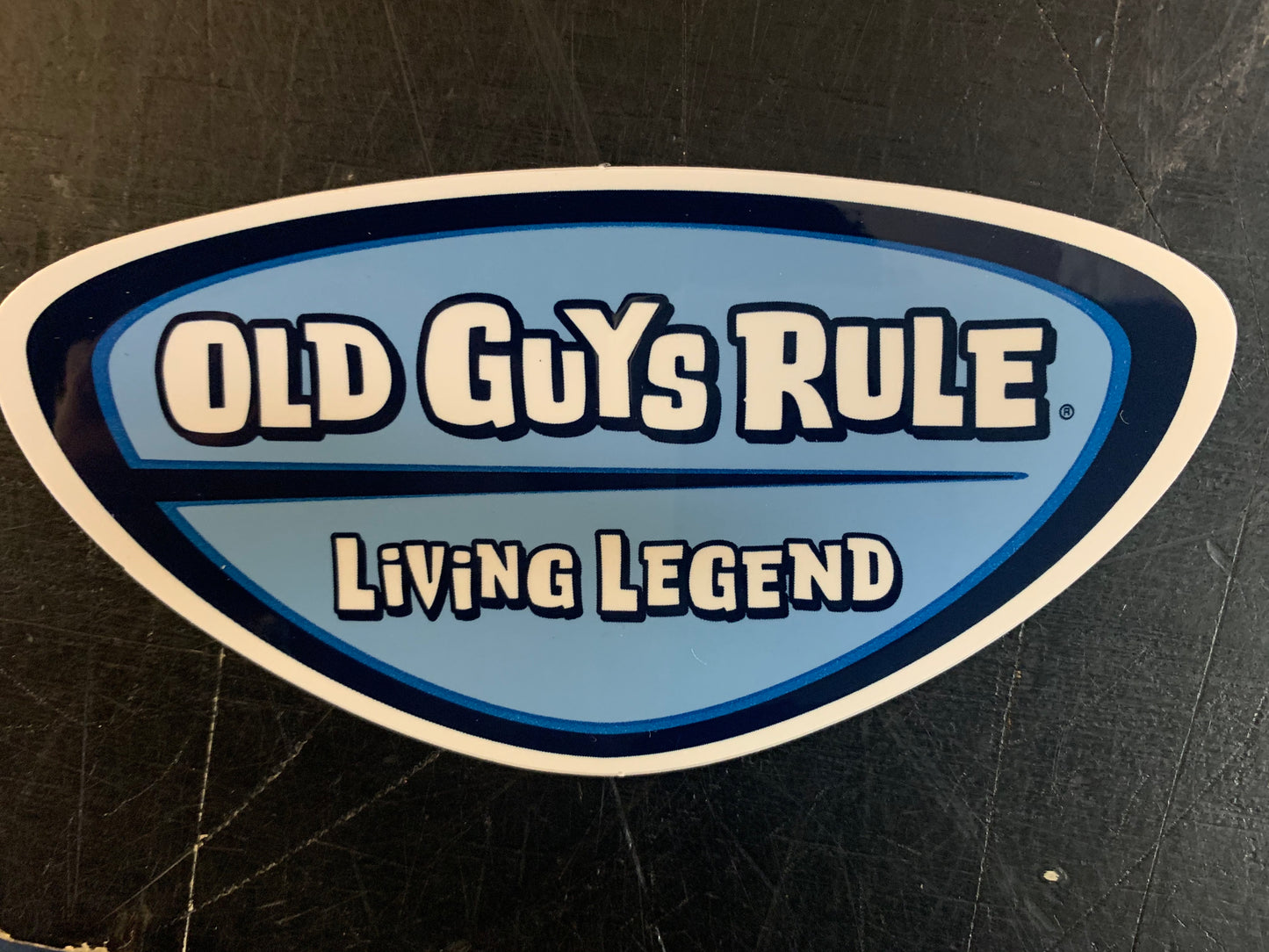 Living Legend Badge Decal Old Guys Rule