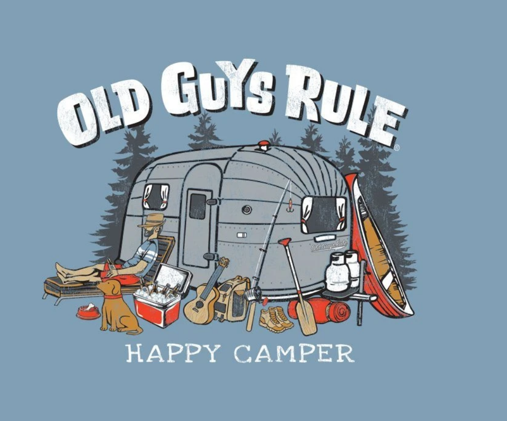 Happy Camper Old Guys Rule